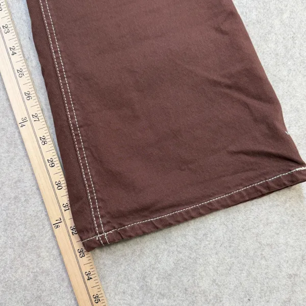 Aeropostale Jeans Flare Womens 2R Low Rise Brown Y2K Boho Indie Western Twee - Image 9