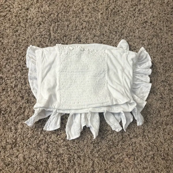 Anthropologie Ruffled Tube Top - Image 2