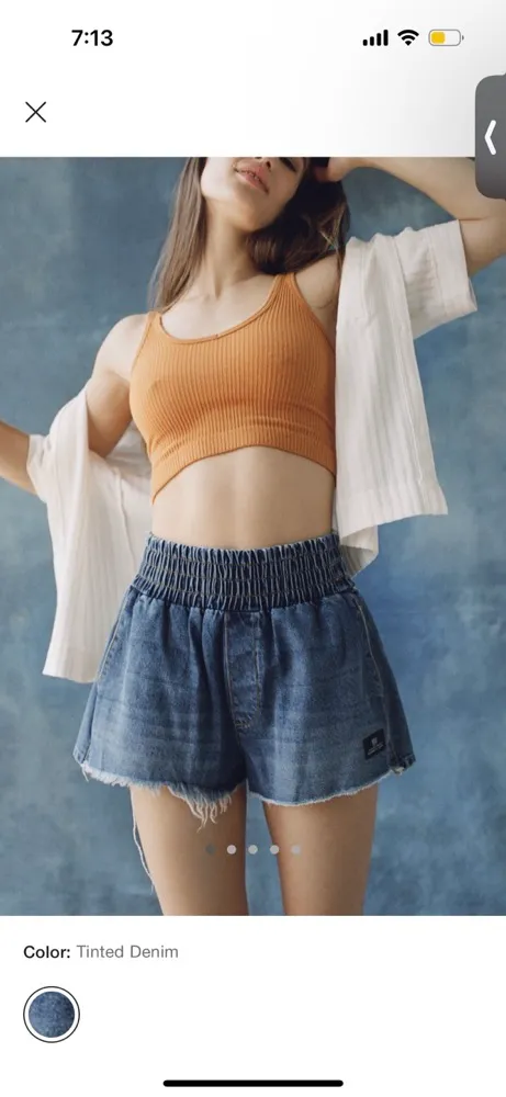 BDG pink pull on boxer shorts - Image 5