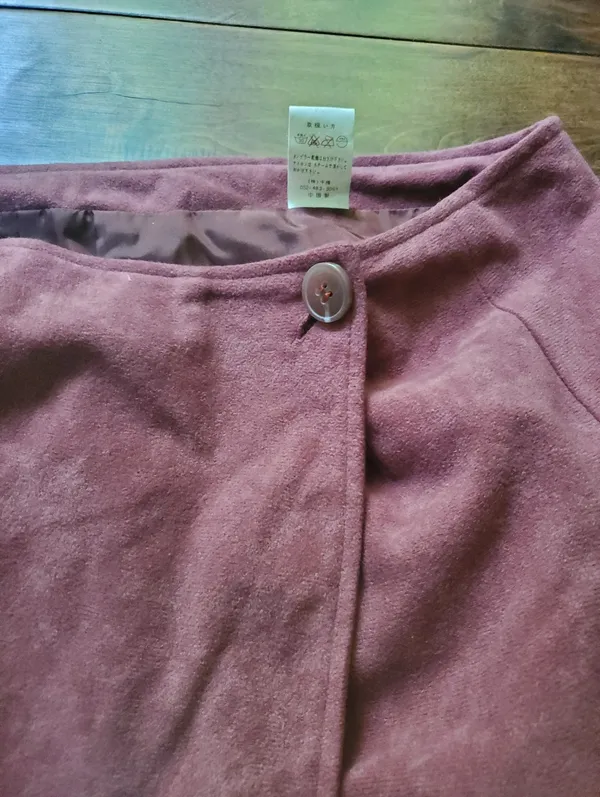 Women's Wrap Midi Skirt in Dusty Rose Brownish Size 4 Womens - Image 2