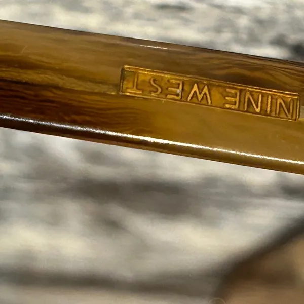Nine West Brown Oval Sunglasses with Gradient Lenses - Image 6