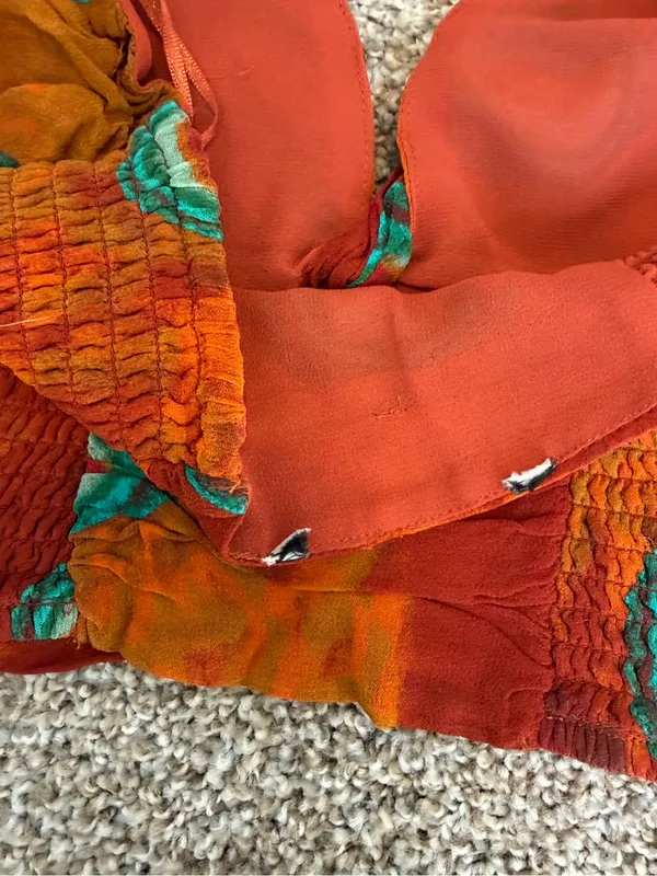 Zara Tie-Back Crop Halter Top - Image 3