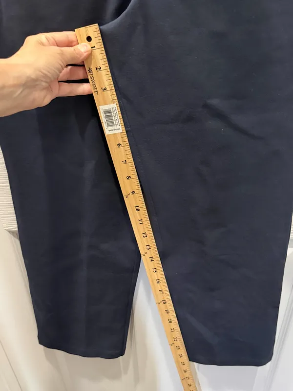 Quince Ultra Stretch Ponte Straight Leg 4 Pocket Women's Pants Med NWT - Image 7