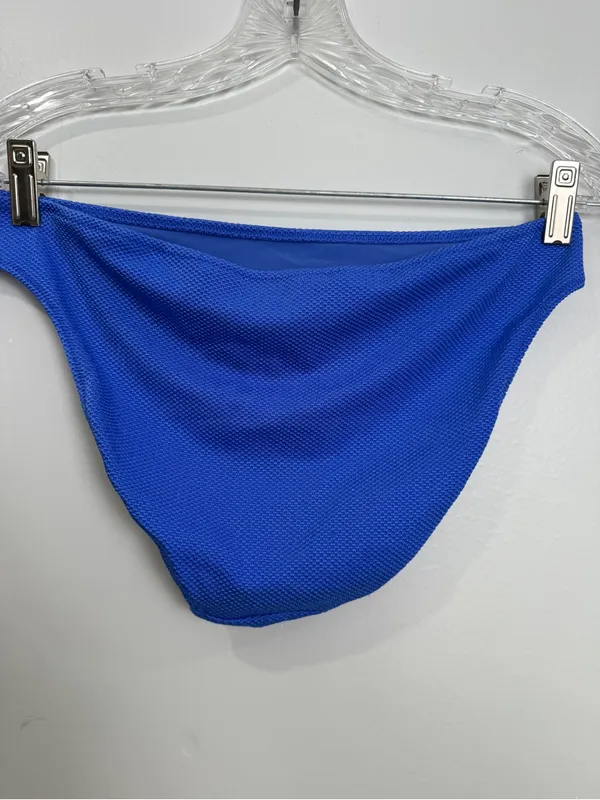 aerie Royal Blue Textured Bikini Bottom - Image 3