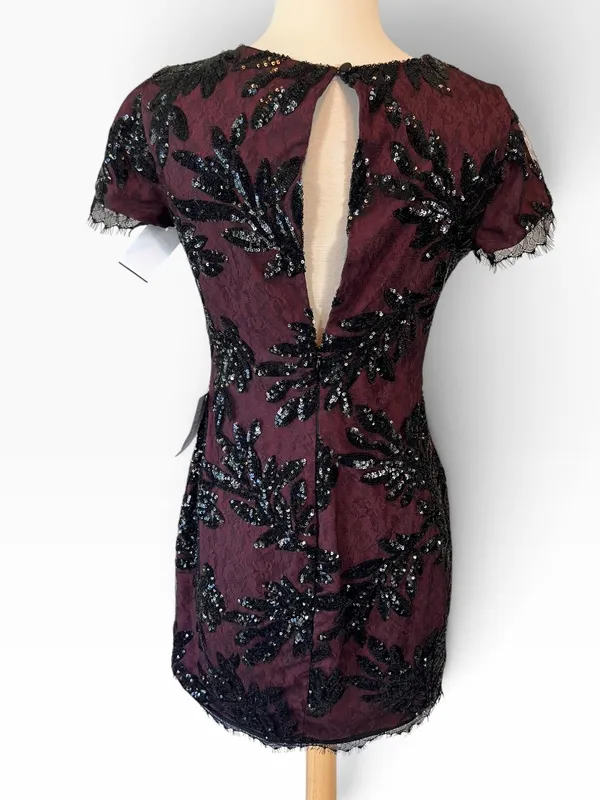 Dress the Population Valerie Sequin Lace Dress - Image 15