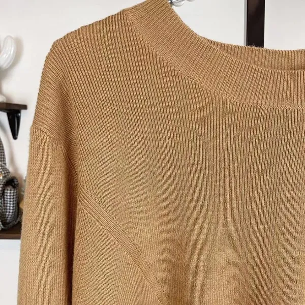 Lost + Wander Divine At Dawn Pullover Sweater Top in Camel One Size NWT - Image 3