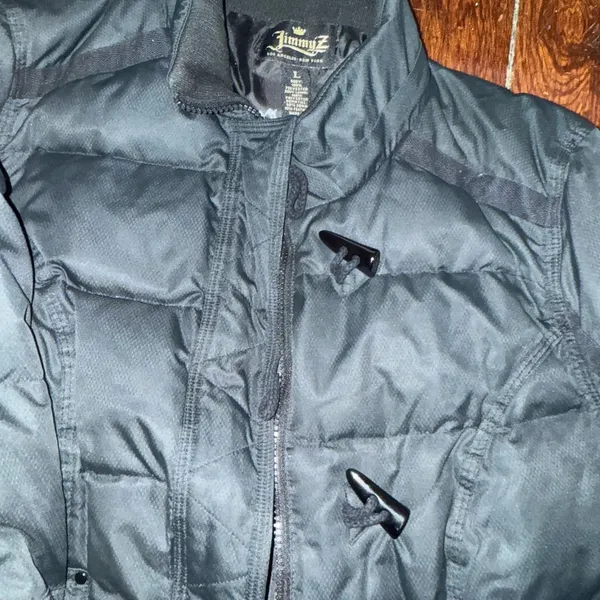 Women’s Black Toggle Jacket Size L - Image 2