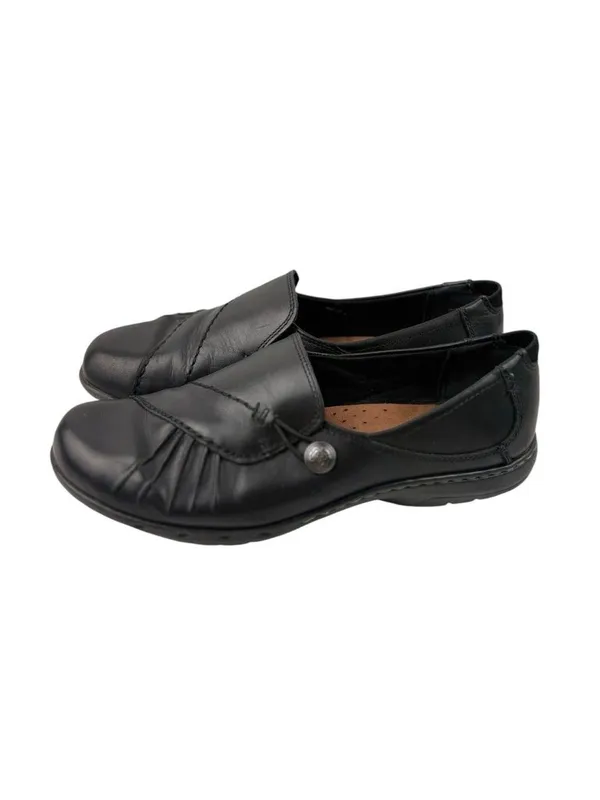 -Cobb Hill Paulette Slip On Loafers Womens Size 8.5 Black Leather Comfort Shoes - Image 7