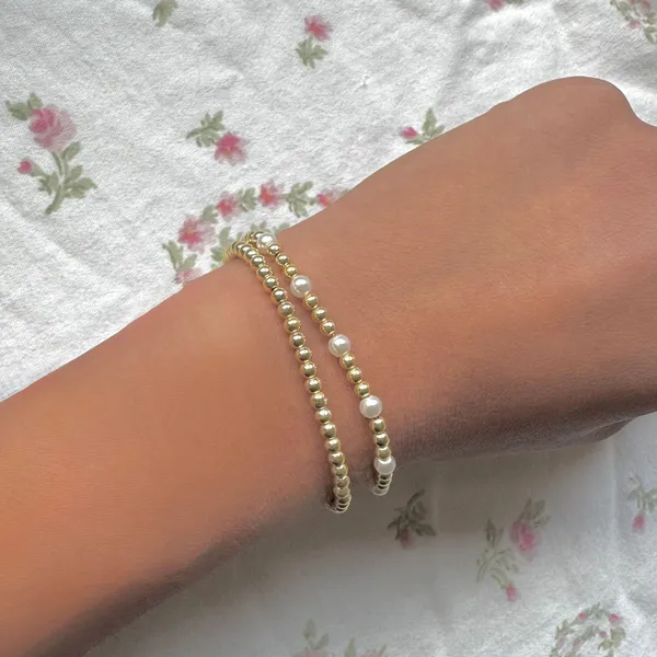 Handmade Pearl Bracelet - Image 2