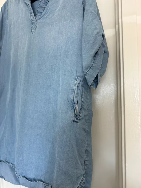 Thread & Supply Light Blue Denim Tunic - Image 3