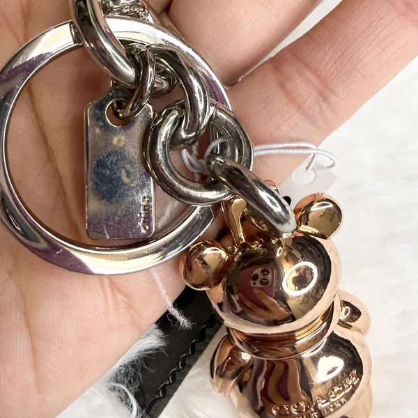 NWT Coach 3D Teddy Bear Bag Charm - Image 5