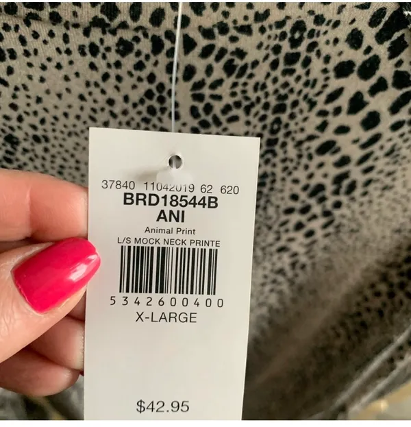 Buckle Animal Print Top - Image 4