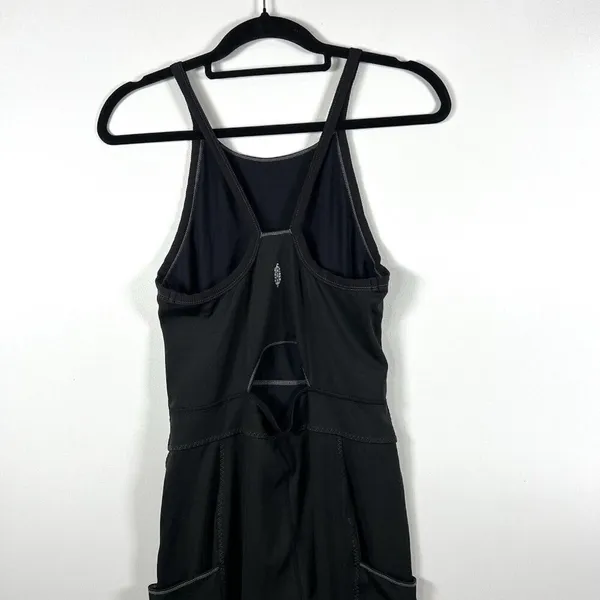 Free People Movement Cross‎ The Line Bodysuit Black Women’s Size Medium athletic - Image 11