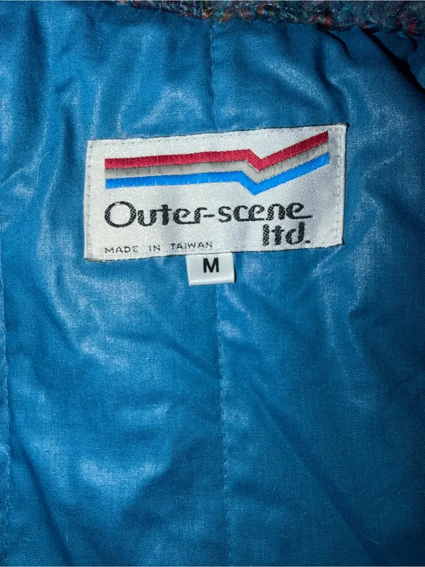 Super Cute Vintage 1980s Outer Scene Quilted Sweater Coat - Image 6