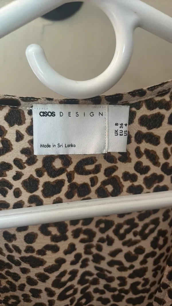 Asos Cheetah midi dress - Image 4