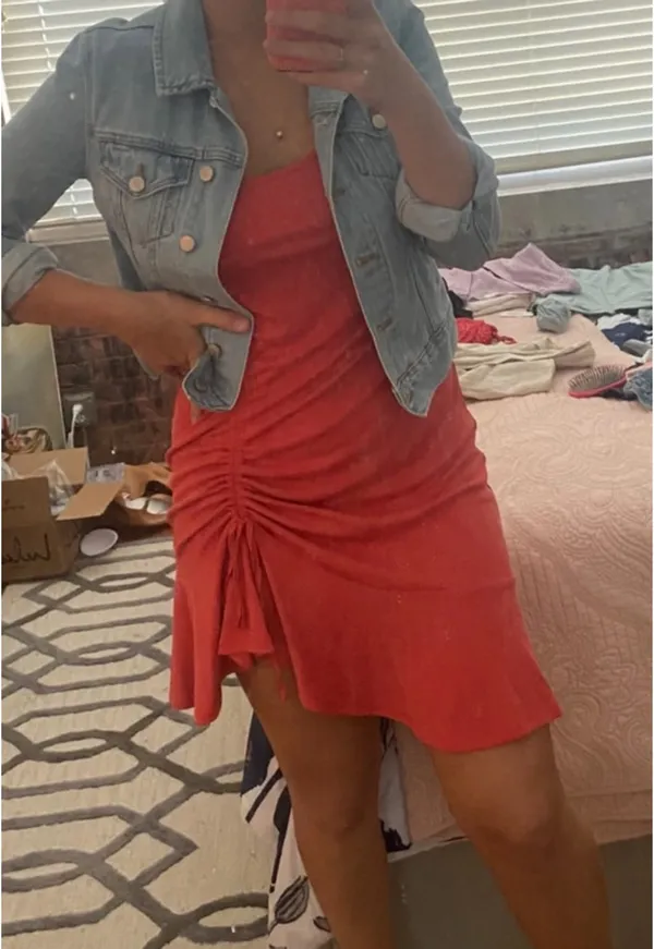 Red Heartloom ribbed dress - Image 3