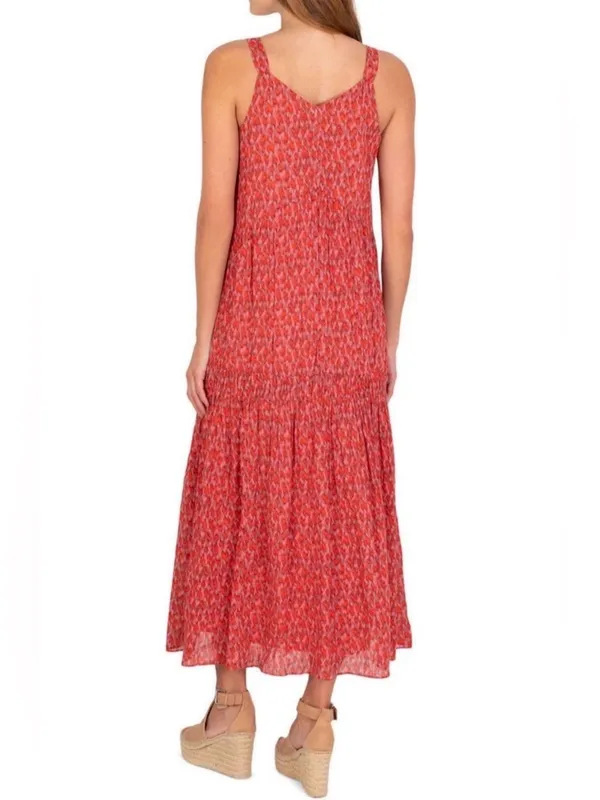 Joie Bondi Maxi Dress Tiered Sundress Flowy Lined Boho Sleeveless Size XL - Image 2