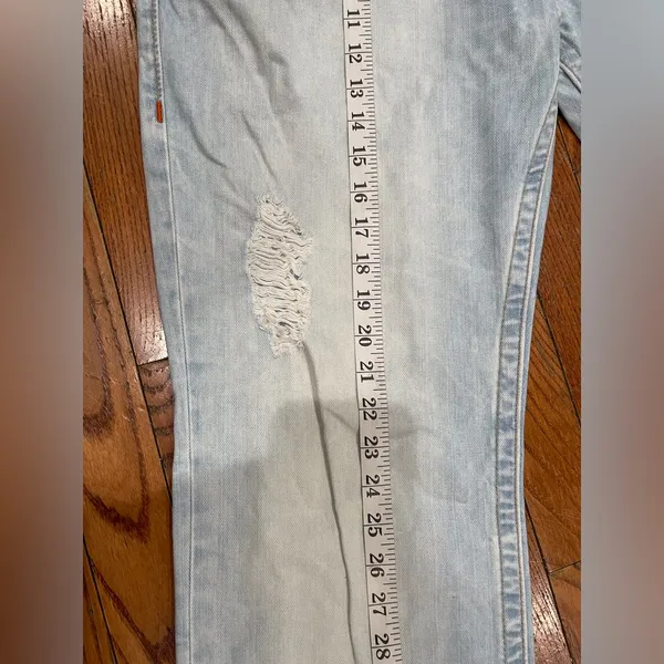 True Religion Light Blue Straight Leg Jeans - Image 5