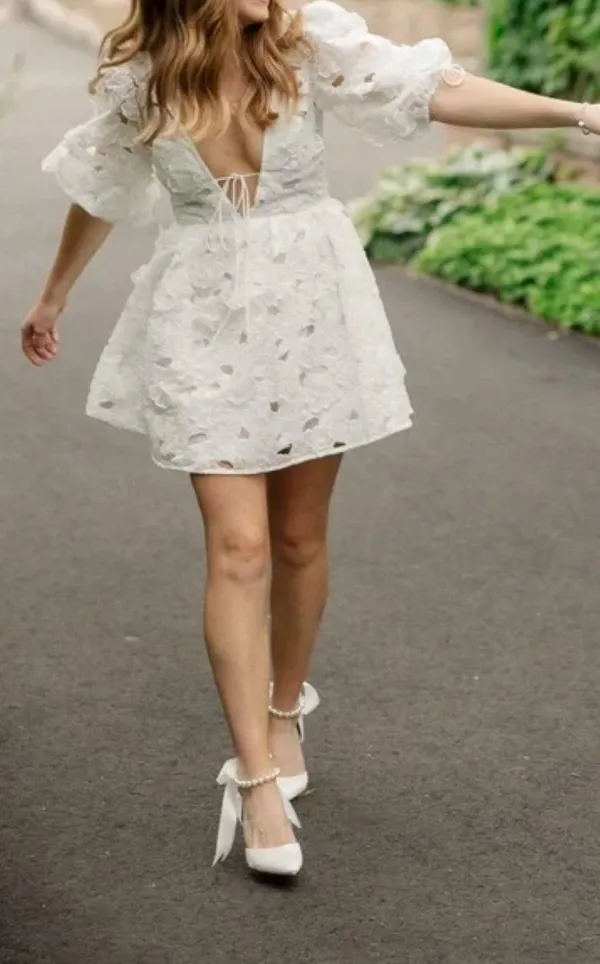 For Love & Lemons Leighton Mini Dress - Image 10