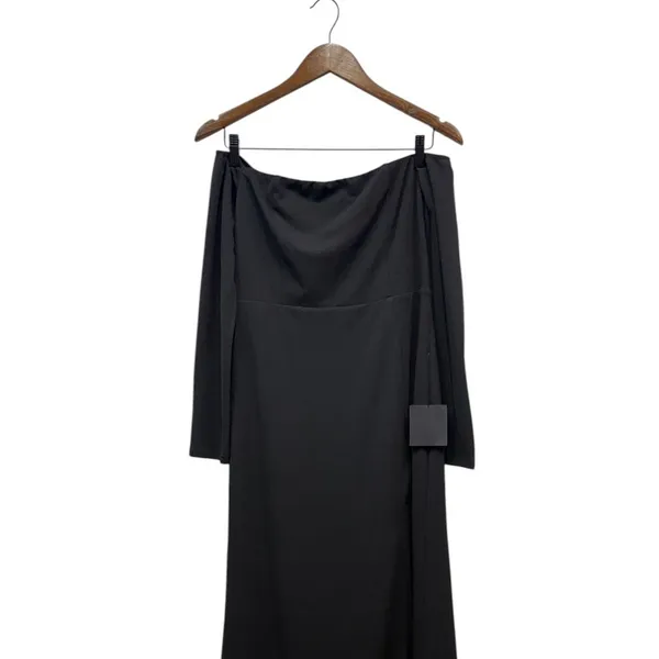 Lulus Alluring Sophistication Black Off-the-Shoulder Maxi Dress size Large NWT - Image 6