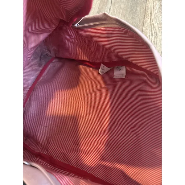 Herschel Supply Co Classic Backpack Pink Canvas School Bag Dusty Rose - Image 7