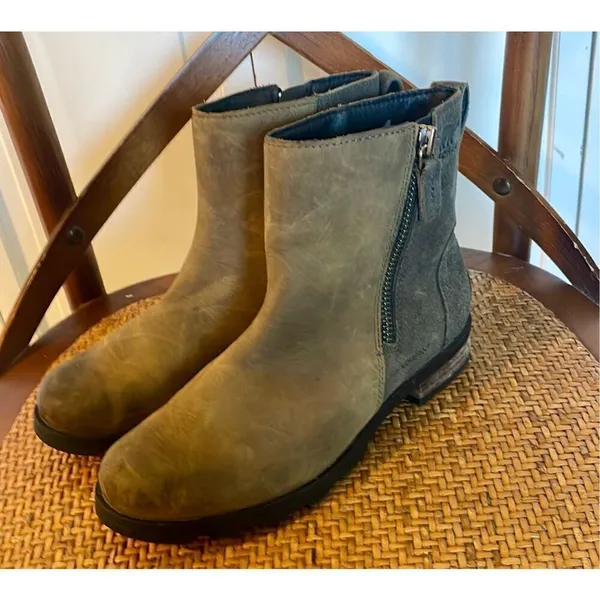 Sorel brown leather Chelsea boots size 6 - Image 6