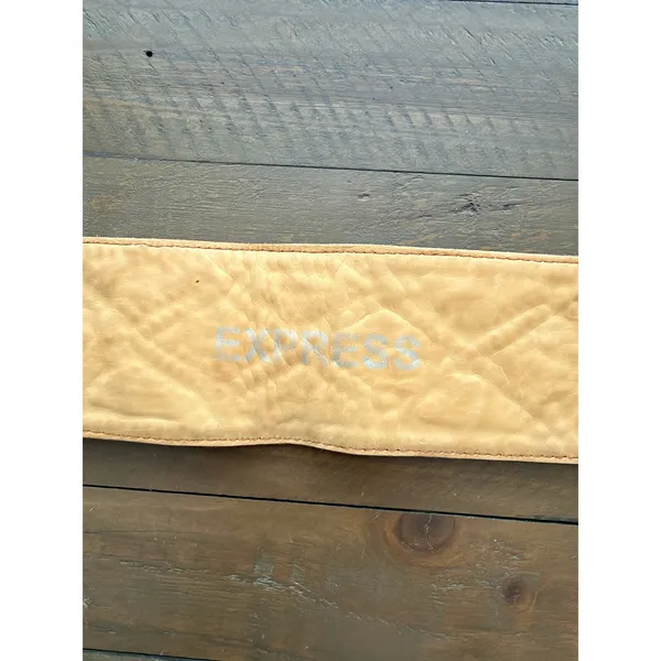 Express Bohemian Leather Wrap Belt Large - Image 3
