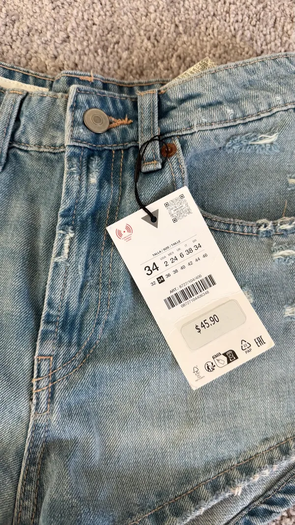 ZARA Denim shorts - Image 2