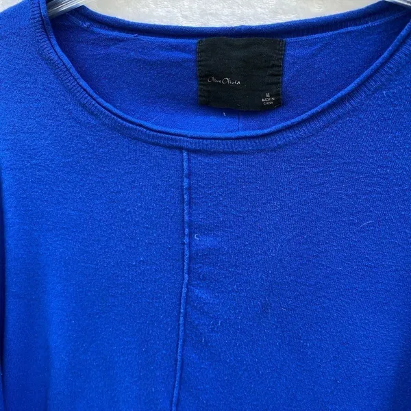 Olive Olivia Blue Shirt‎ Size M - Image 3