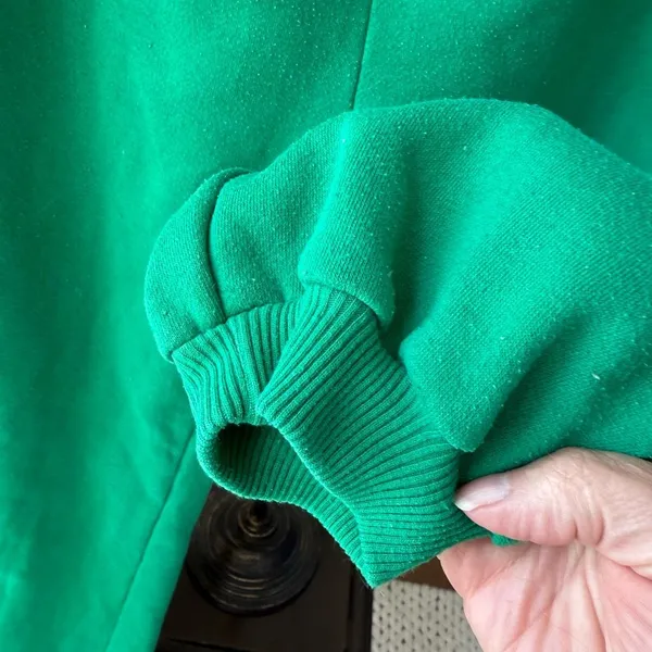 Vintage 80s 90s Boundary Waters Green Sweatsuit Track Suit Sweatshirt Sweatpants - Image 5