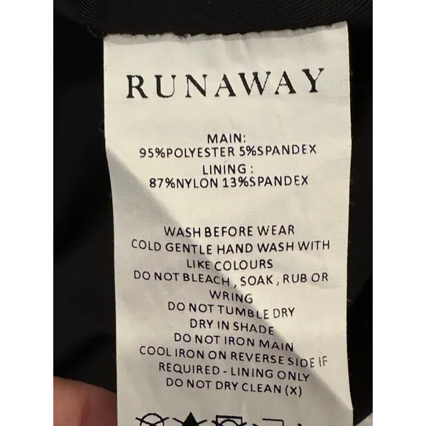 Runaway The Label Mae Partially See Through Maxi Dress Black S - Image 14