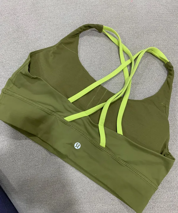 Lululemon Energy Long Line Sports Bra Sz 12 - Image 3