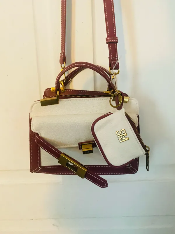 Berry Steve Madden Satchel Bag - Image 7