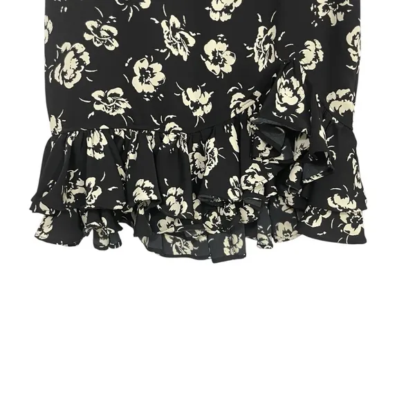Polo Ralph Lauren Floral Black and Cream ruffle skirt size 4, Spring, Summer - Image 8
