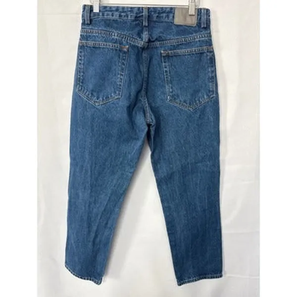 Women’s 6397 Barrel Jeans Button Fly Size 27 Blue - Image 3