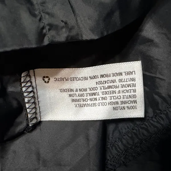 Hunter‎ for Target Womens Black Hooded Sleeveless Windbreaker Zip Front Dress M - Image 7