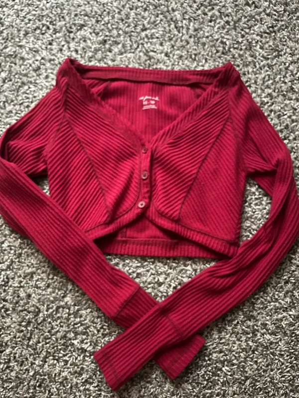Urban Outfitters Button Crop Top - Image 3