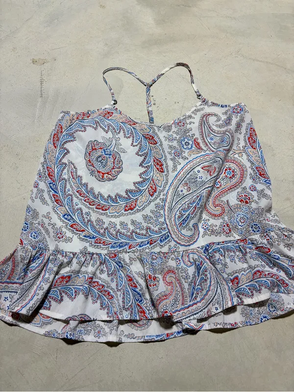 Abercrombie & fitch Paisley Print Spaghetti Strap Tank small - Image 2