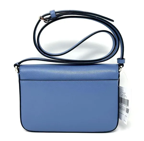 Kate Spade Sadie Envelope Crossbody Purse in Fresh Blueberry Leather k7378 - Image 2