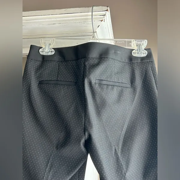 Express columnist black polka dot dress pants - Image 5