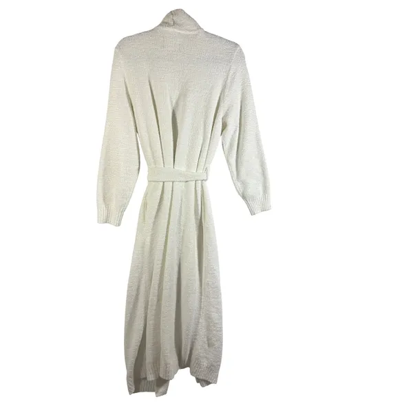 UGG Lenny II Cozy Sweater Knit Robe Cream 1153772 M Medium NWT - Image 5