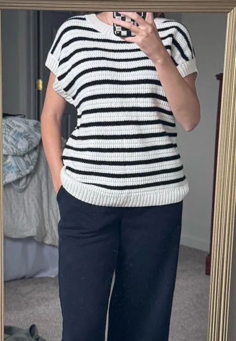 Short sleeve sweater Multiple - Image 5