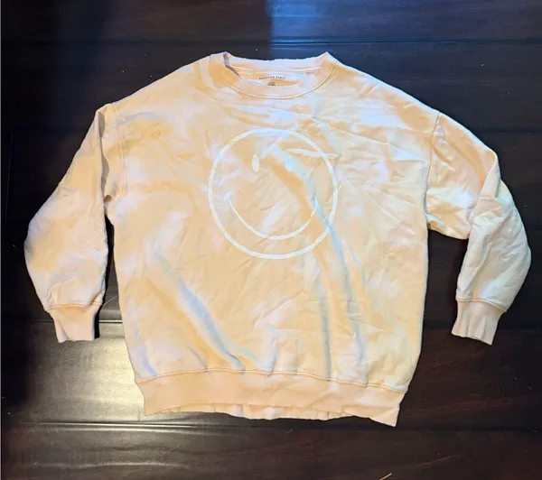 Aerie Tie-Dye smiley face sweatshirt - Image 2