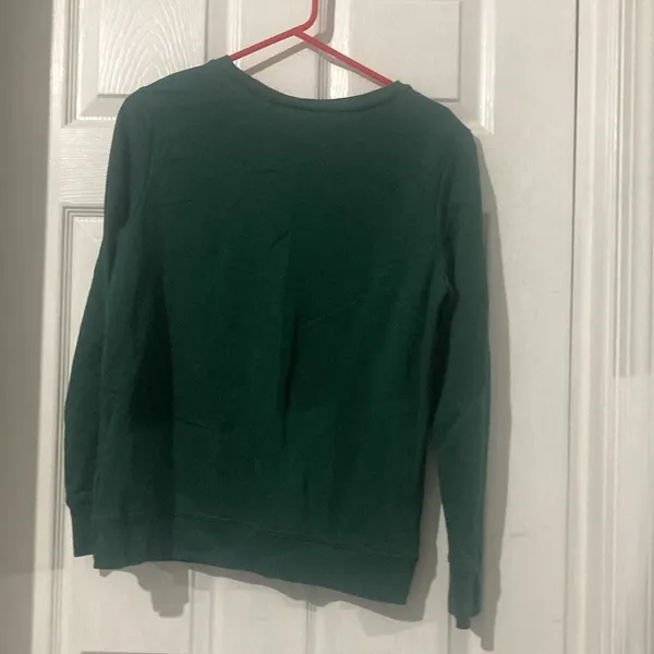 Gap Women’s Green/Pink Logo Sweatshirt Like New Size Small - Image 3