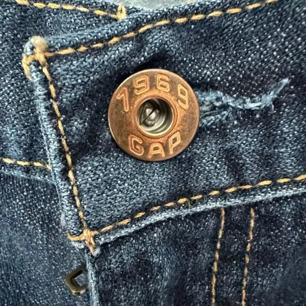 Gap 1969 Long And Lean Bootcut Flare Jeans Dark Wash 14R - Image 3