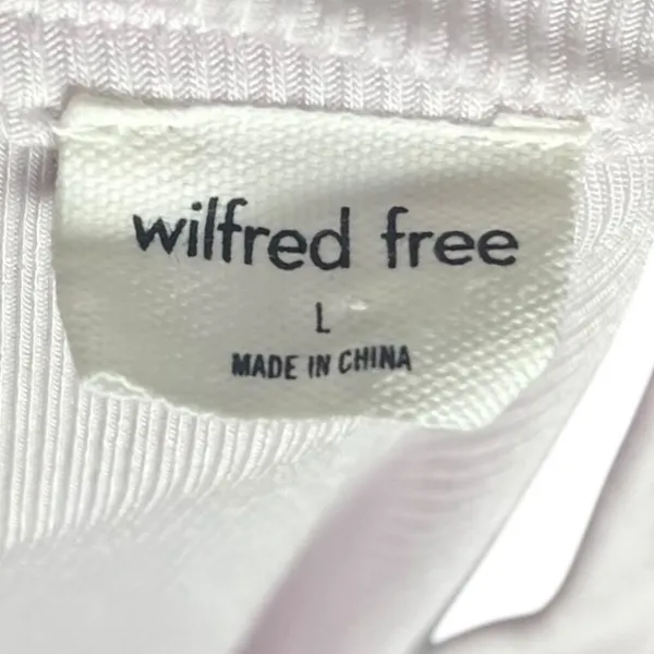 5/$25 Wilfred Free Women's L Tank Top Dress Sleeveless Ribbed Pale Pink Summer‎ - Image 5