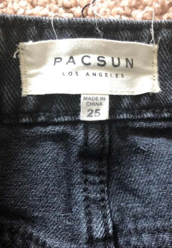PacSun Waist 25 Skirt Black - Image 3