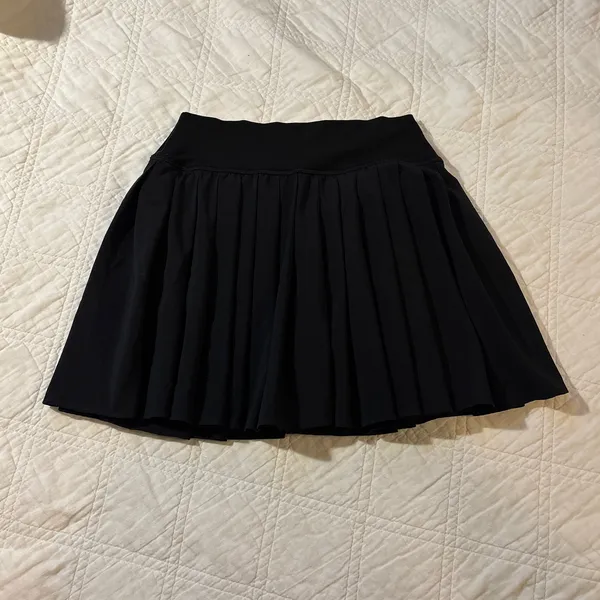 Aerie Black Pleated Tennis Skirt - Image 4