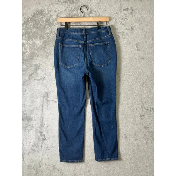 J.Crew Straight Leg Jeans Women’s 29‎ Blue Wash Casual Capsule Wardrobe Everyday - Image 4