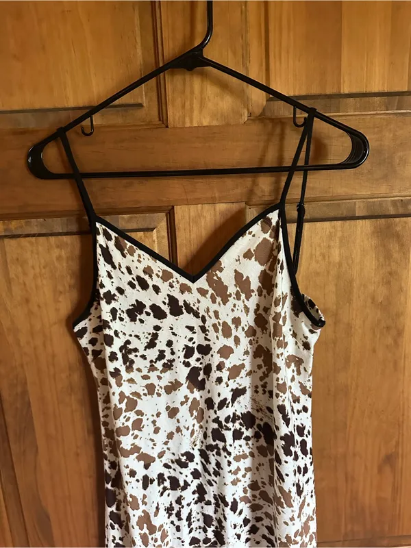 Anthropologie sincerely Jules Leopard- animal Print Maxi Dress Size Medium - Image 3